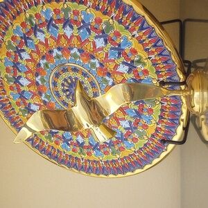 Vintage Solid Brass Seagull Decor